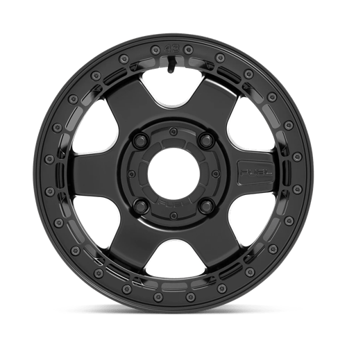 Fuel Offroad D922 BLOCK BEADLOCK Matte Black W/ Black Ring 15x6 +38 4x137mm 110.1mm - Wheelwiz