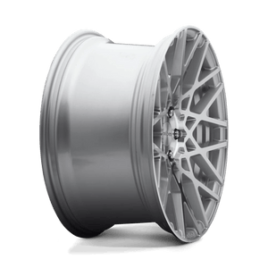 Rotiform R110 BLQ Gloss Silver Machined 19x8.5 +45 5x112mm 66.6mm - Wheelwiz