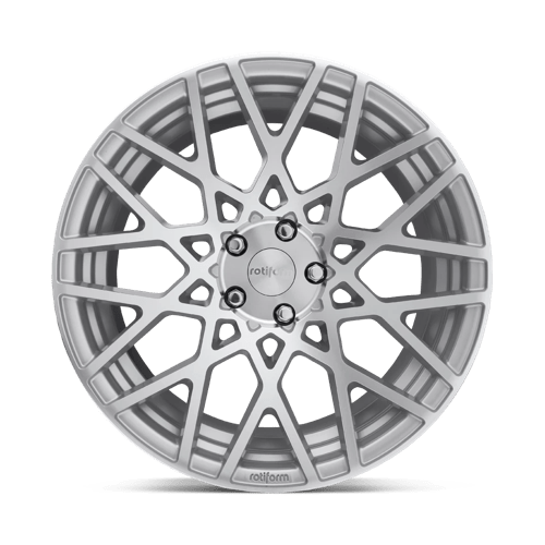 Rotiform R110 BLQ Gloss Silver Machined 18x8.5 +45 5x112mm 66.6mm - Wheelwiz
