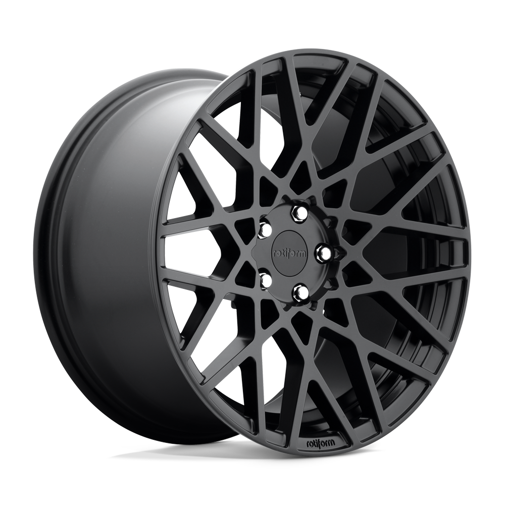Rotiform R112 BLQ Matte Black 18x8.5 +45 5x112mm 66.6mm - WheelWiz