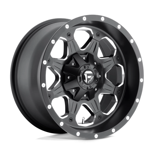 Fuel Offroad D534 BOOST Matte Black Milled 17x9 +20 8x170mm 125.2mm - Wheelwiz
