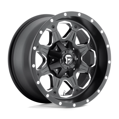 Fuel Offroad D534 BOOST Matte Black Milled 18x9 +20 5x139.7|5x150mm 110.1mm - WheelWiz