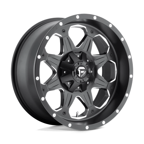Fuel Offroad D534 BOOST Matte Black Milled 20x9 -12 6x139.7mm 108mm - Wheelwiz