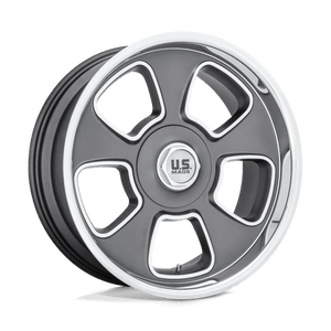 US MAG U125 BOULEVARD Matte Gun Metal 20x8 +1 5x127|5x139.7mm 87.1mm - Wheelwiz
