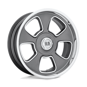 US MAG U125 BOULEVARD Matte Gun Metal 20x9.5 +01 5x120.65|5x127mm 78.1mm - WheelWiz