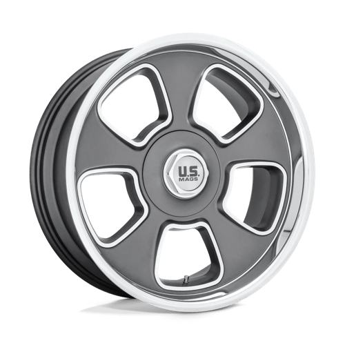 US MAG U125 BOULEVARD Matte Gun Metal 20x9.5 +01 6x139.7mm 90mm - WheelWiz