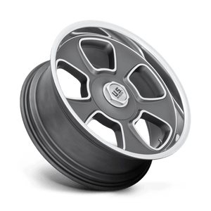 US MAG U125 BOULEVARD Matte Gun Metal 20x8 +1 5x127|5x139.7mm 87.1mm - Wheelwiz