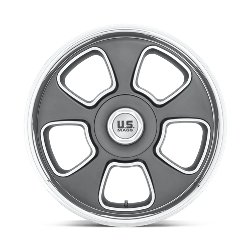 US MAG  Matte Gun Metal 20x8 +01 Custom 72.6mm - Wheelwiz