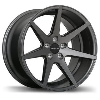 Braelin BR07 Matte Gunmetal 19x11 +30 5x120mm 74.1mm