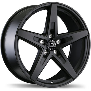 Braelin BR08 Matte Black 19x8.5 +35 5x120mm 72.6mm