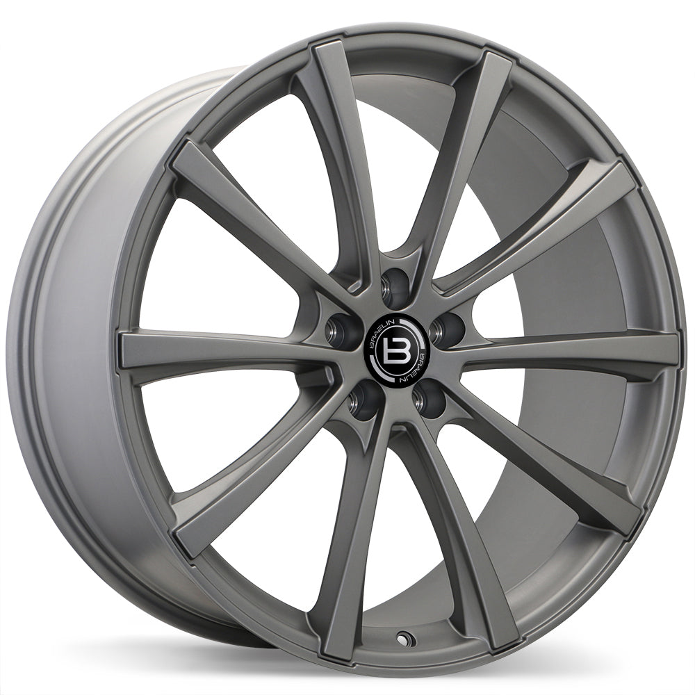 Braelin BR09 Satin Charcoal 22x10 +45 5x112mm 57.1mm - Wheelwiz