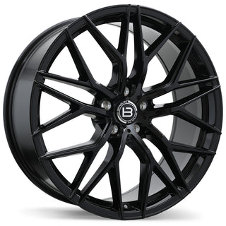 Braelin BR10 Gloss Black 21x9 +25 5x112mm 66.5mm