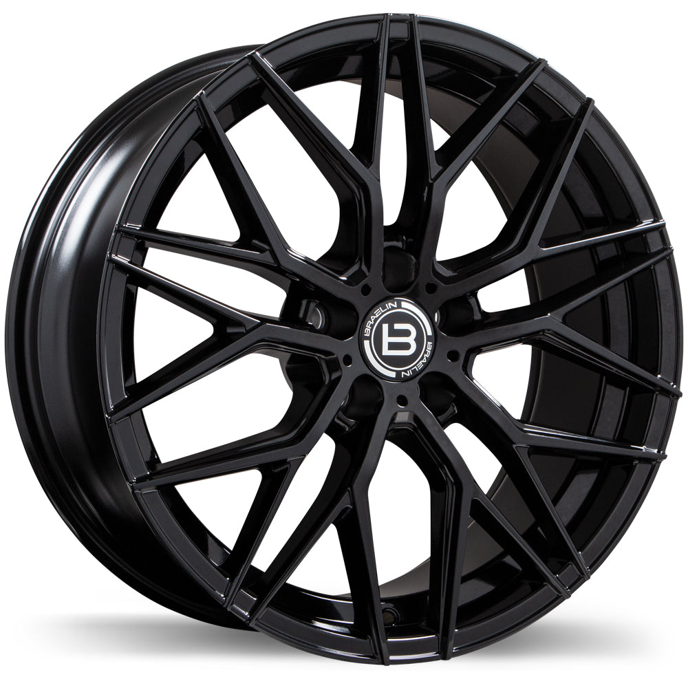 Braelin BR10 Gloss Black 18x8 +45 5x120.65mm 74.1mm - Wheelwiz