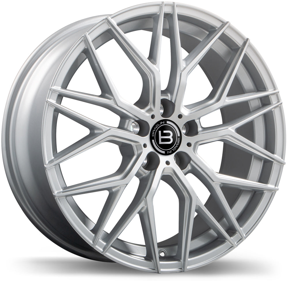 Braelin BR10 Gloss Silver 20x9 +38 5x114.3mm 56.6mm - Wheelwiz