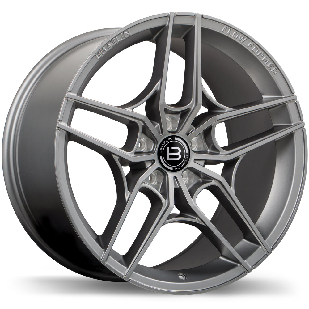 Braelin BR12 Satin Charcoal 19x10.5 +30 5x112mm 66.6mm - Wheelwiz