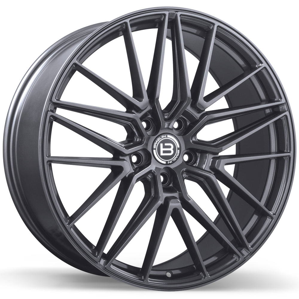 Braelin BR13 Dark Grey 22x9 +20 5x114.3mm 56.6mm - Wheelwiz