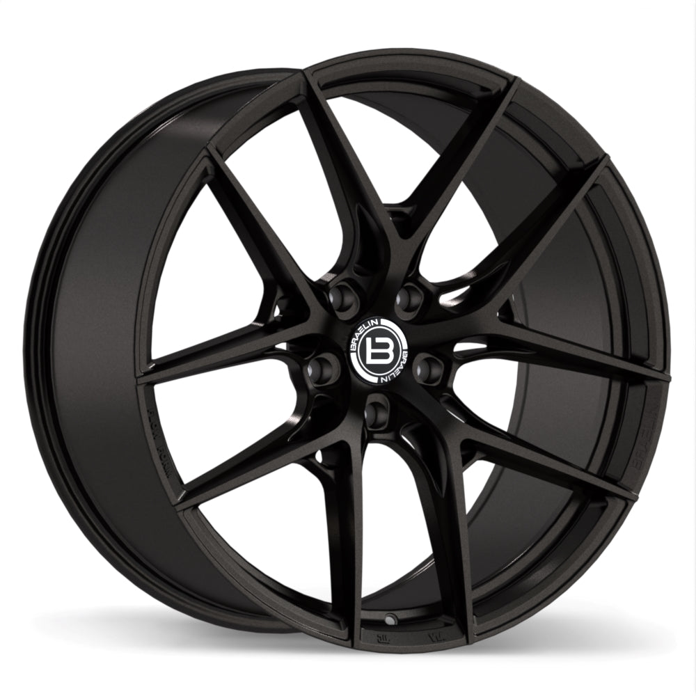 Braelin BR14 Satin Black Anthracite 22x9.5 +20 5x130mm 71.6mm - Wheelwiz