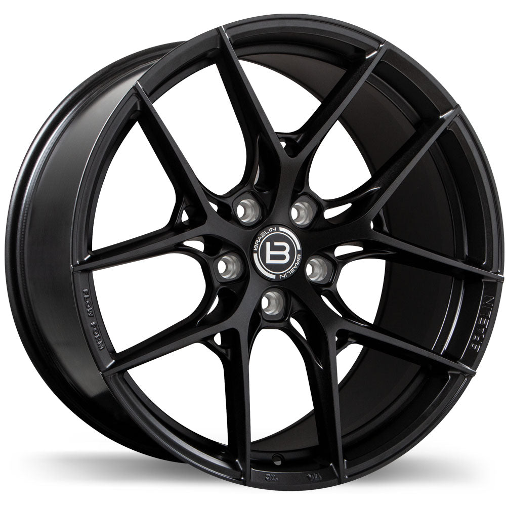 Braelin BR14 Satin Black Anthracite 19x9.5 +30 5x114.3mm 70.3mm - Wheelwiz
