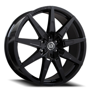 Braelin BR15 Gloss Black 22x9 +50 6x135mm 87.1mm