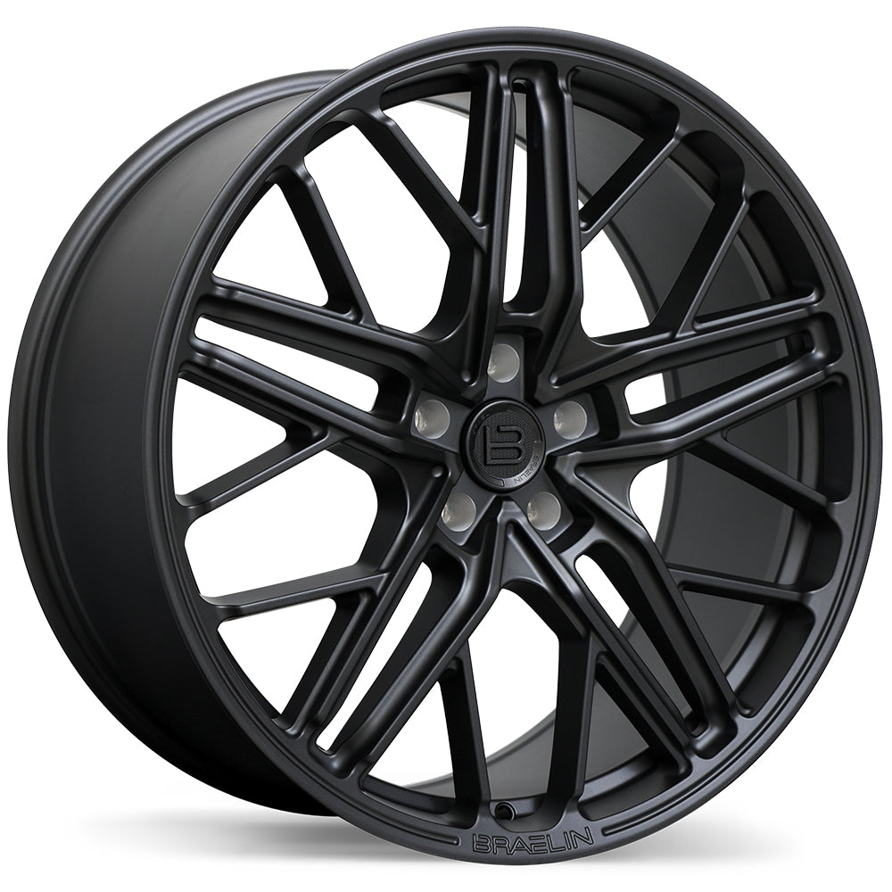 Braelin BR17 Matte Graphite 22x10.5 +25 5x108mm 75.1mm - Wheelwiz