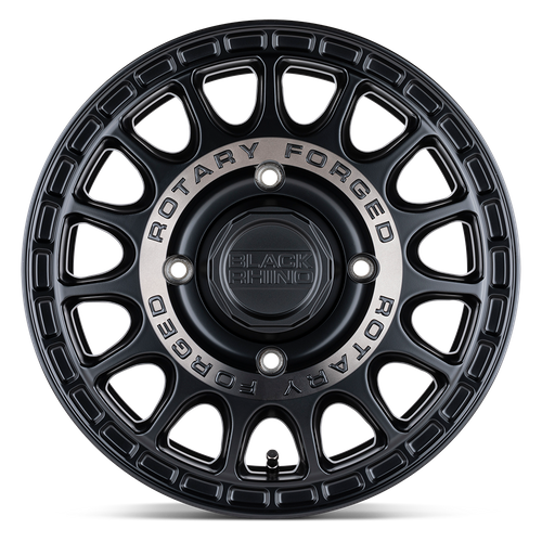 Black Rhino SANDSTORM UTV Semi Gloss Black W/ Mach Tint 15x7 +36 4x110mm 80.2mm - Wheelwiz