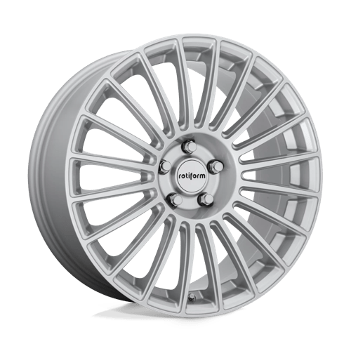 Rotiform R153 BUC Gloss Silver 18x9.5 +35 5x112mm 66.6mm - Wheelwiz