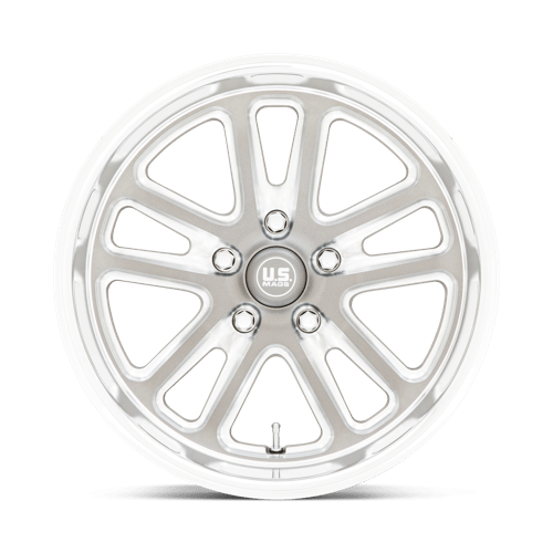 US MAG U130 BULLET Textured Gunmetal W/ Mill Edge 18x9.5 +1 5x127mm 78.1mm - Wheelwiz