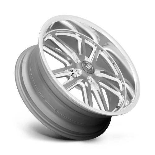 US MAG U130 BULLET Textured Gunmetal W/ Mill Edge 22x11 +18 5x127mm 78.1mm - Wheelwiz