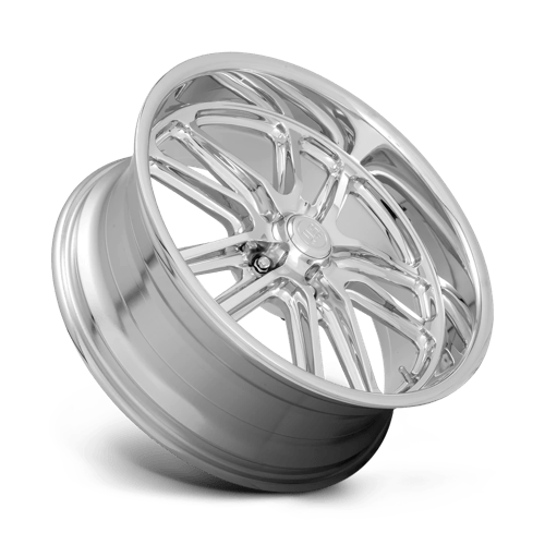 US MAG U131 BULLET Chrome 20x8 +1 5x127mm 78.1mm - Wheelwiz