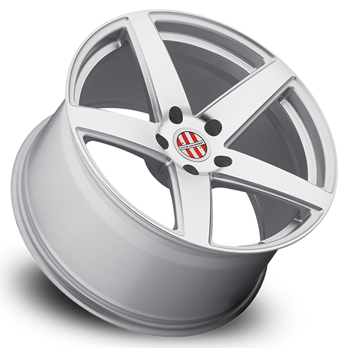 Victor Equipment BADEN Silver W/ Mirror Cut Face 22x10.5 +56 5x130mm 71.5mm - Wheelwiz