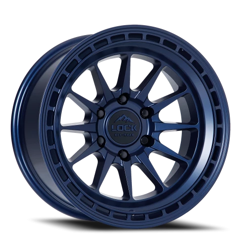 Lock Offroad Baja Matte Blue 17x9 +12 6x135mm 87.1mm