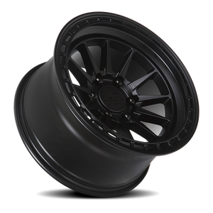 Lock Offroad Baja Matte Black W/ Matte Black Ring 17x9 +12 5x127mm 71.5mm