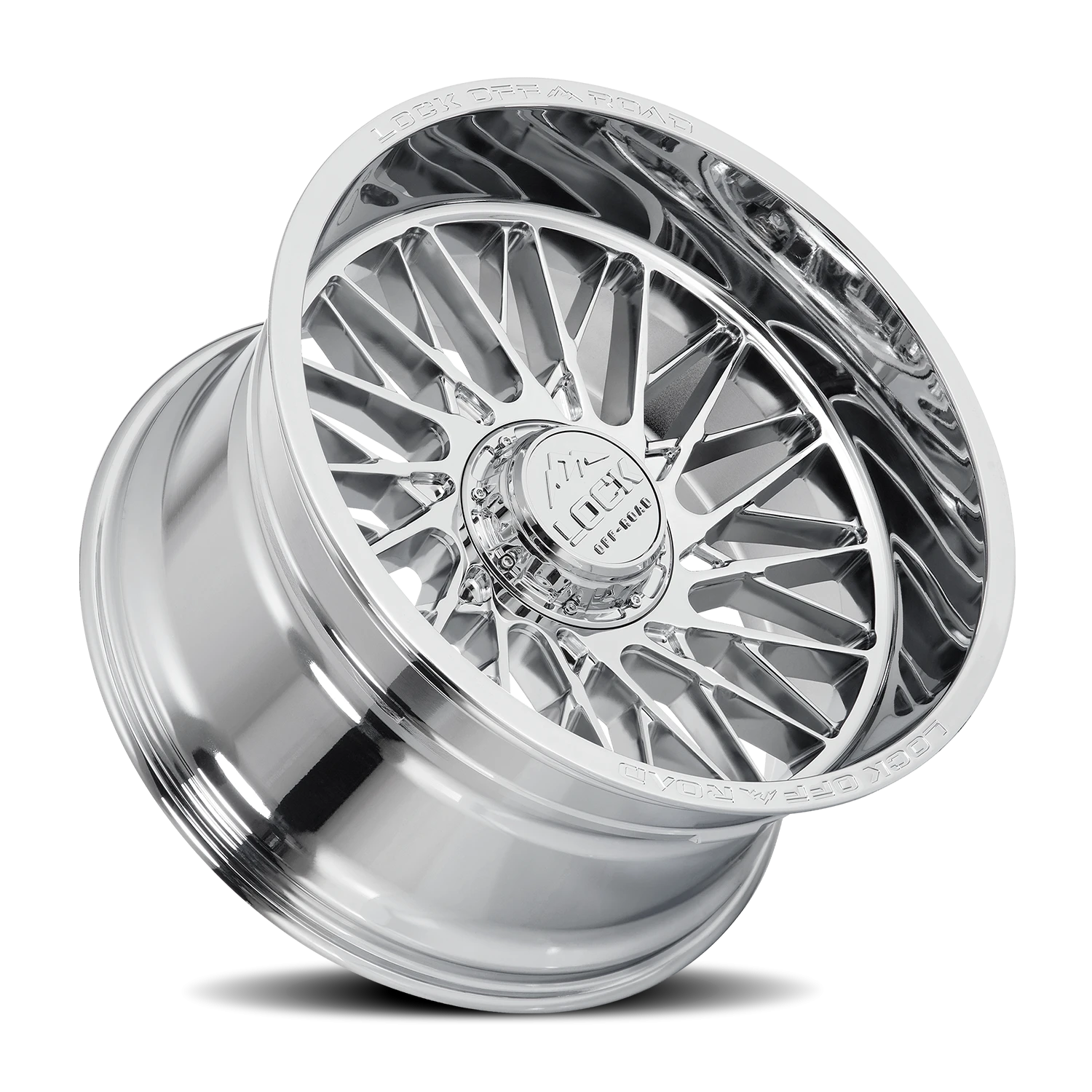 Lock Offroad Bandit Chrome 22x12 -44 5x127|5x139.7mm 87.1mm - Wheelwiz