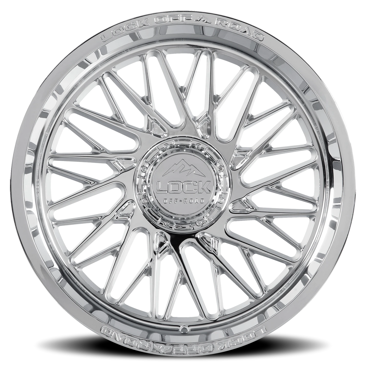 Lock Offroad Bandit Chrome 22x12 -44 5x127|5x139.7mm 87.1mm