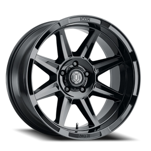 Icon Alloys Bandit Gloss Black 20x10 -24 5x127mm 71.5mm