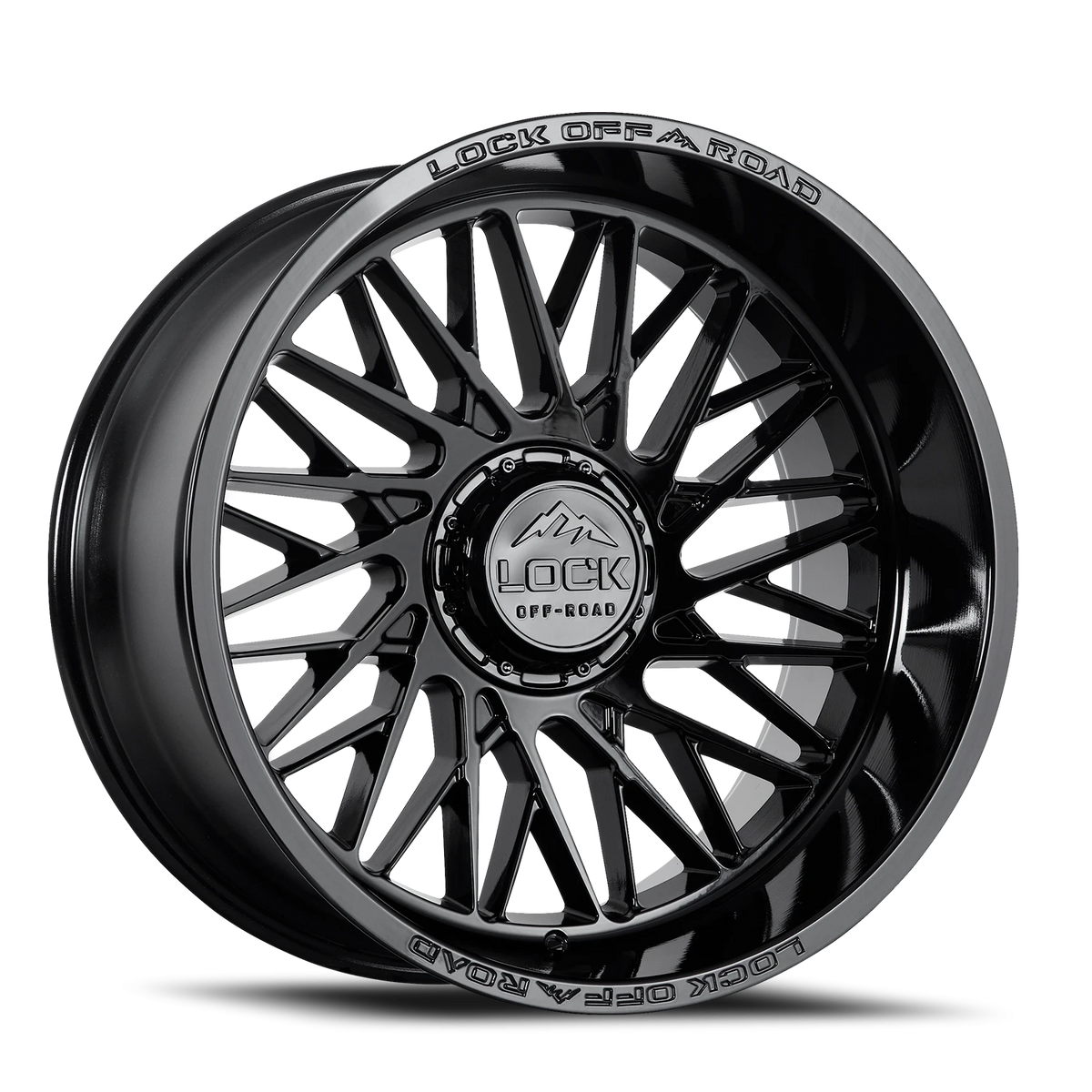 Lock Offroad Bandit Gloss Black 22x10 -18 5x127|5x139.7mm 87.1mm