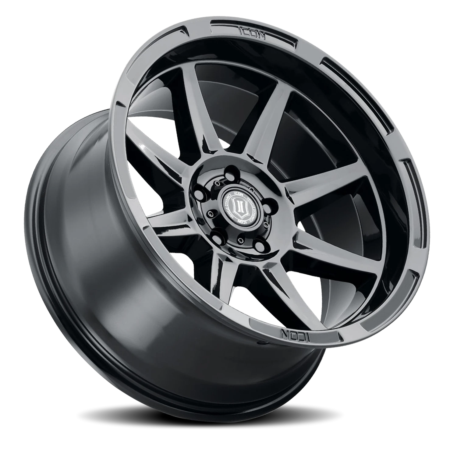 Icon Alloys Bandit Gloss Black 20x10 -24 5x150mm 110.1mm