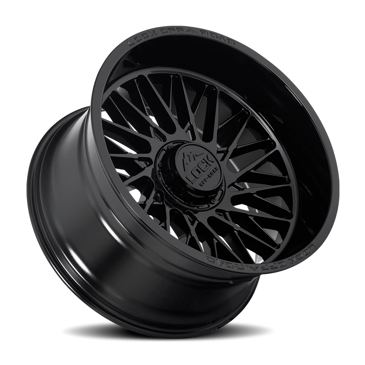 Lock Offroad Bandit Gloss Black 20x10 -18 5x127|5x139.7mm 87.1mm