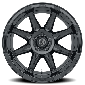 Icon Alloys Bandit Gloss Black 20x10 -24 5x127mm 71.5mm