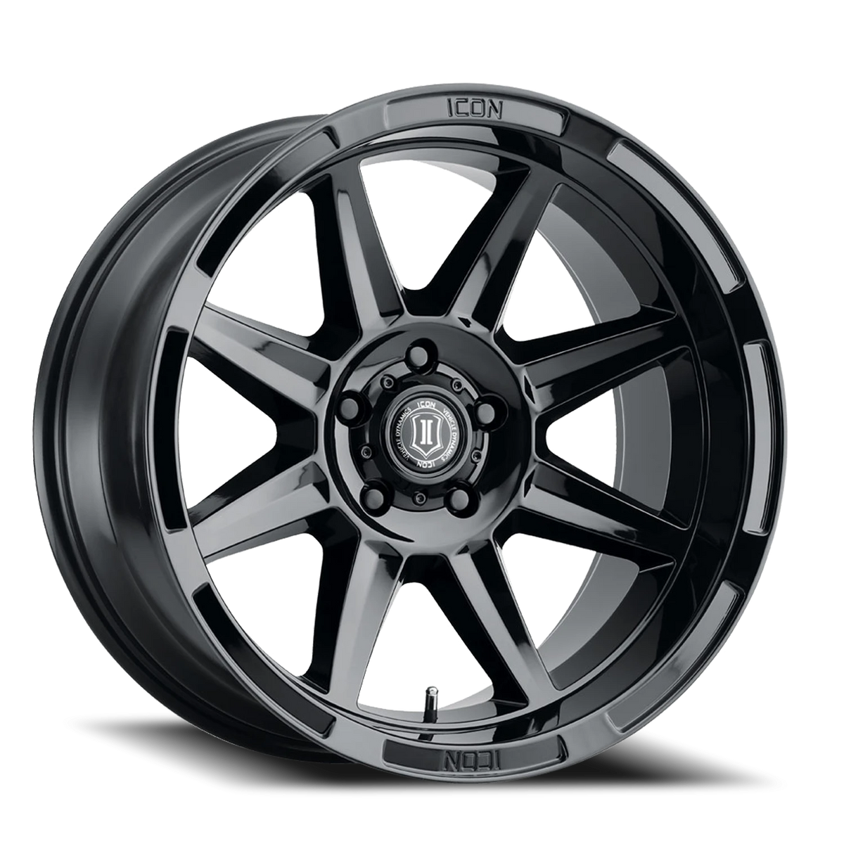 Icon Alloys Bandit Gloss Black 20x10 -24 6x139.7mm 106.1mm