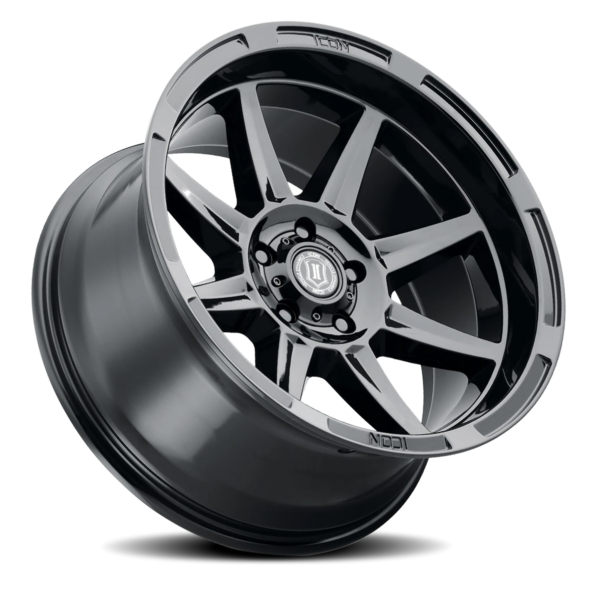 Icon Alloys Bandit Gloss Black 20x10 -24 6x135mm 87.1mm