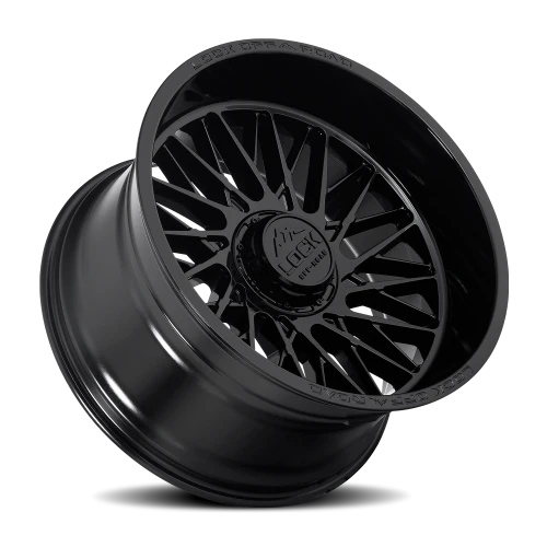 Lock Offroad Bandit Gloss Black 22x10 -18 8x165.1mm 125.2mm - Wheelwiz