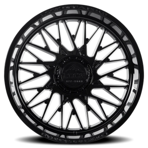 Lock Offroad Bandit Gloss Black 20x10 -18 8x180mm 124.3mm