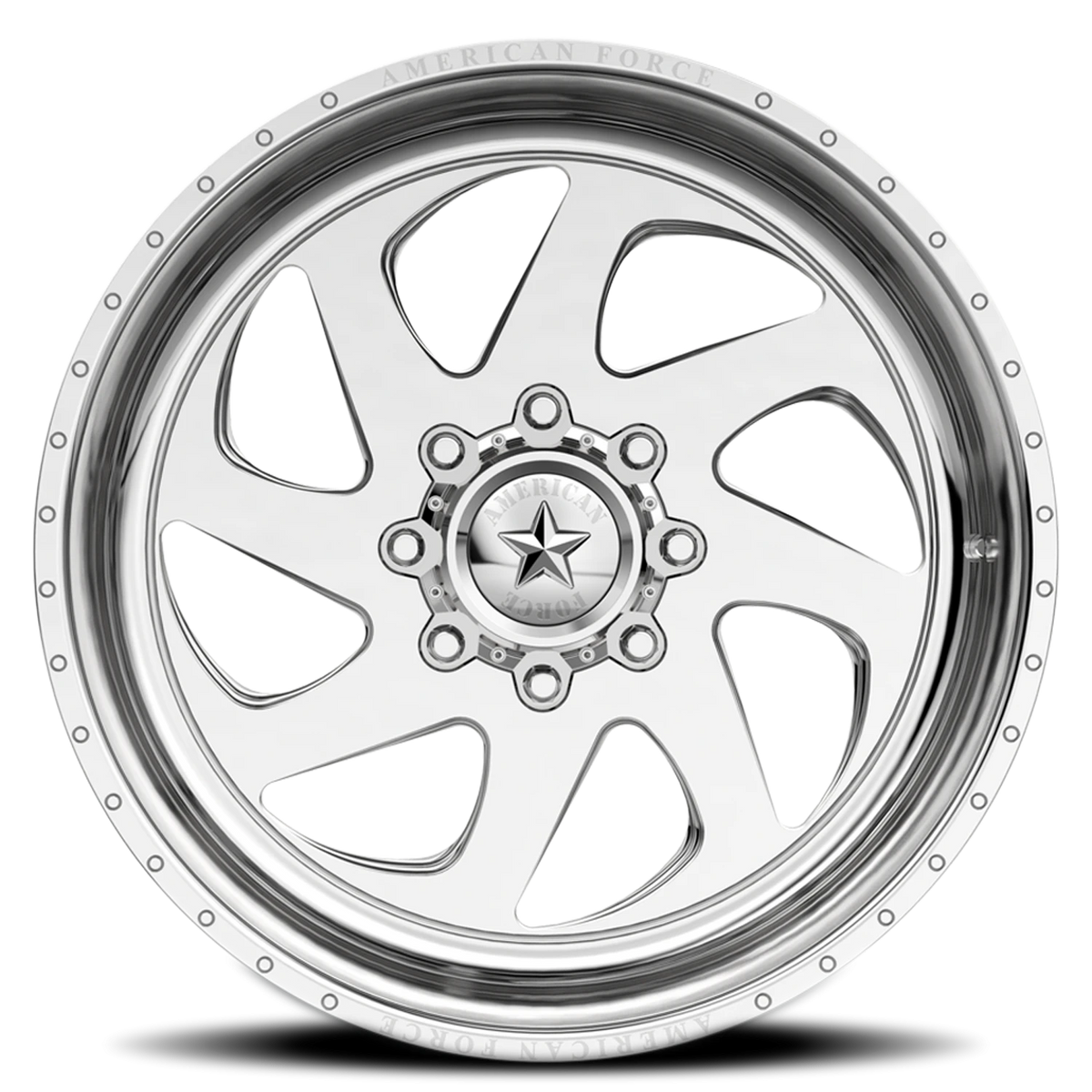 American Force H30 Banshee SS Polished 22x16 -101 5x114.3mm 67.1mm - Wheelwiz