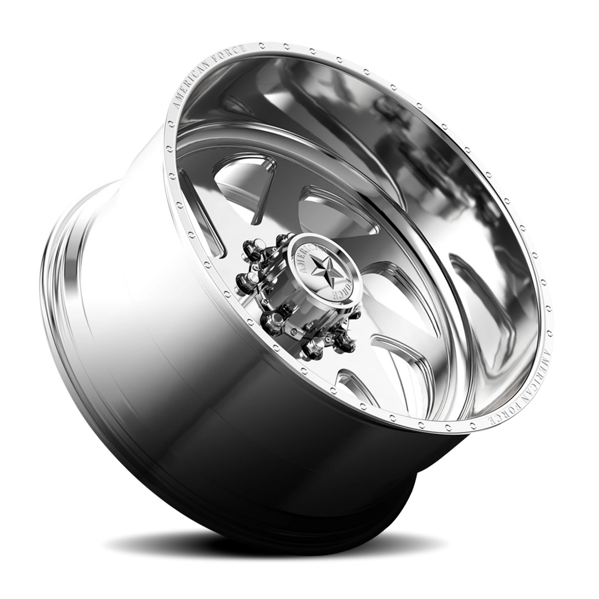 American Force H30 Banshee SS Polished 22x12 -40 8x170mm 125mm - Wheelwiz