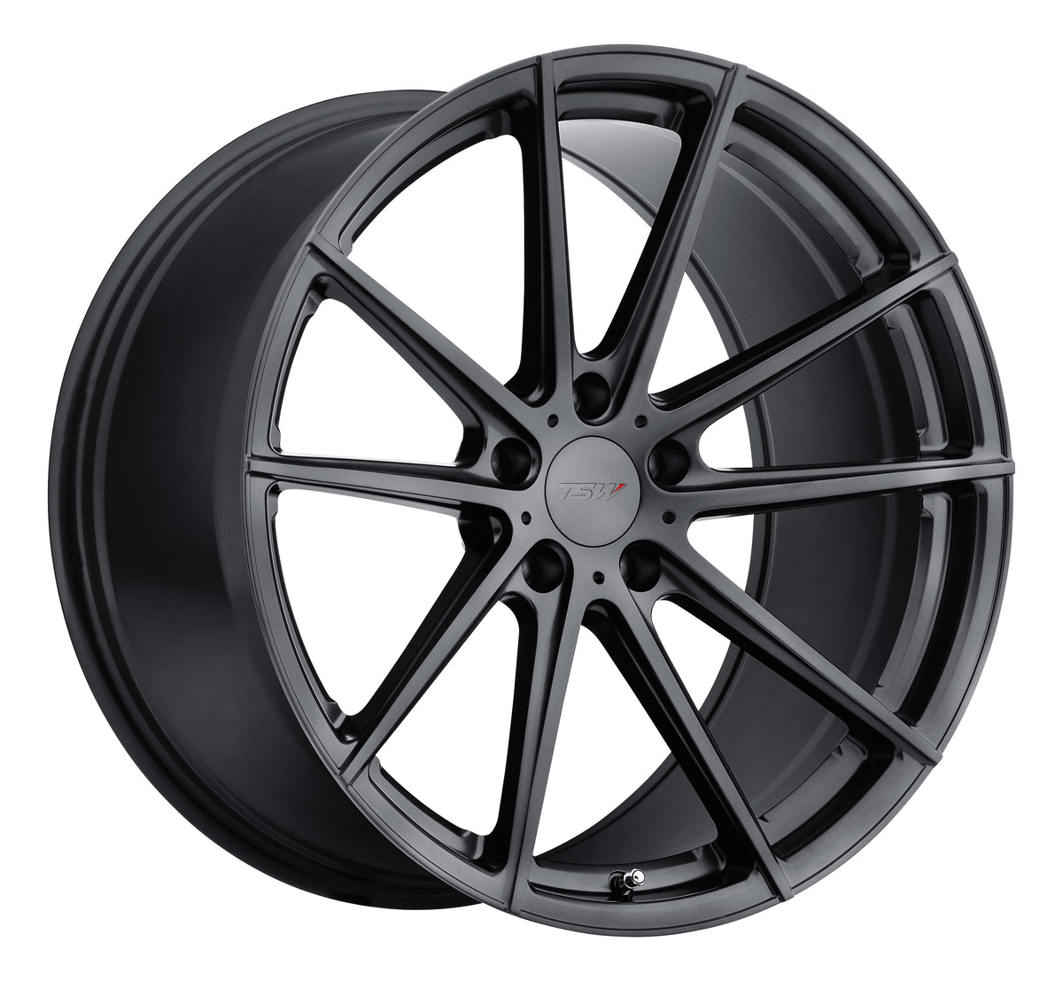 TSW BATHURST Gloss Gunmetal 18x9.5 +39 5x120mm 76.1mm - Wheelwiz
