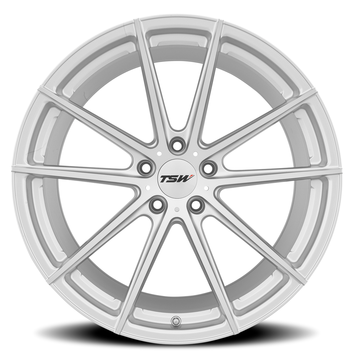 TSW BATHURST Silver W/ Mirror Cut Face 19x10.5 +27 5x114.3mm 76.1mm - Wheelwiz