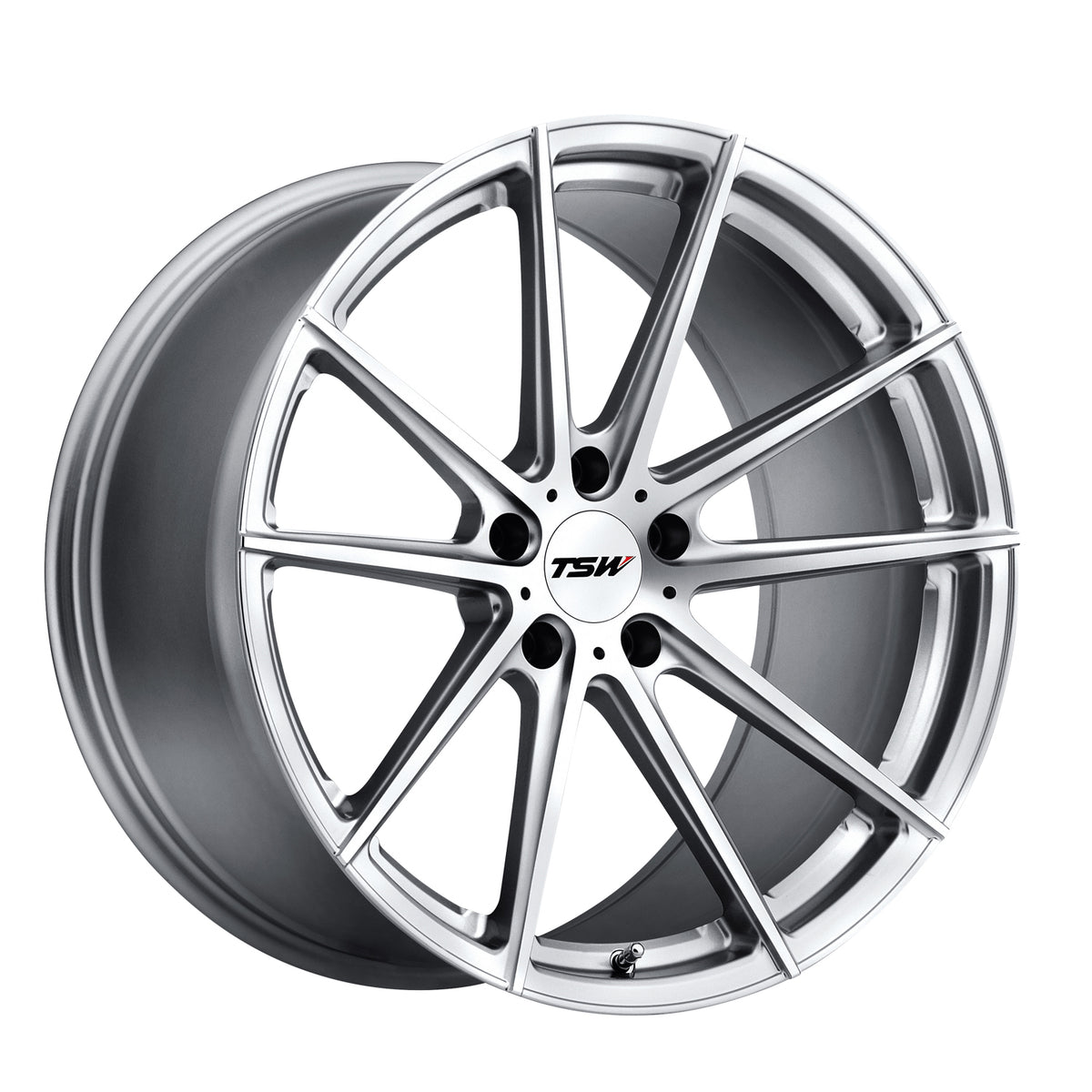 TSW BATHURST Silver W/ Mirror Cut Face 19x10.5 +27 5x114.3mm 76.1mm - Wheelwiz