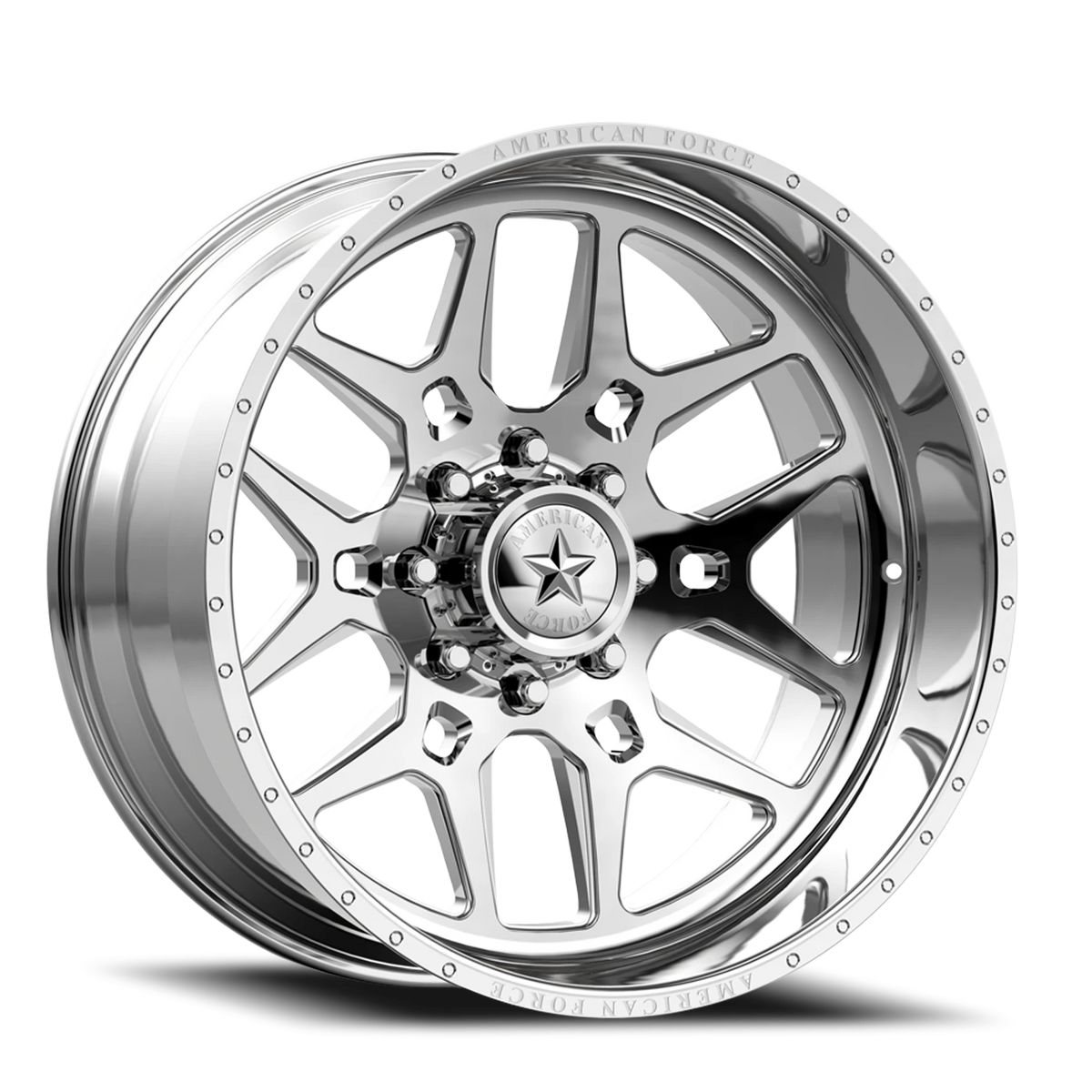 American Force CKH38 Battle CC Polished 30x16 -112 6x139.7mm 106mm - Wheelwiz