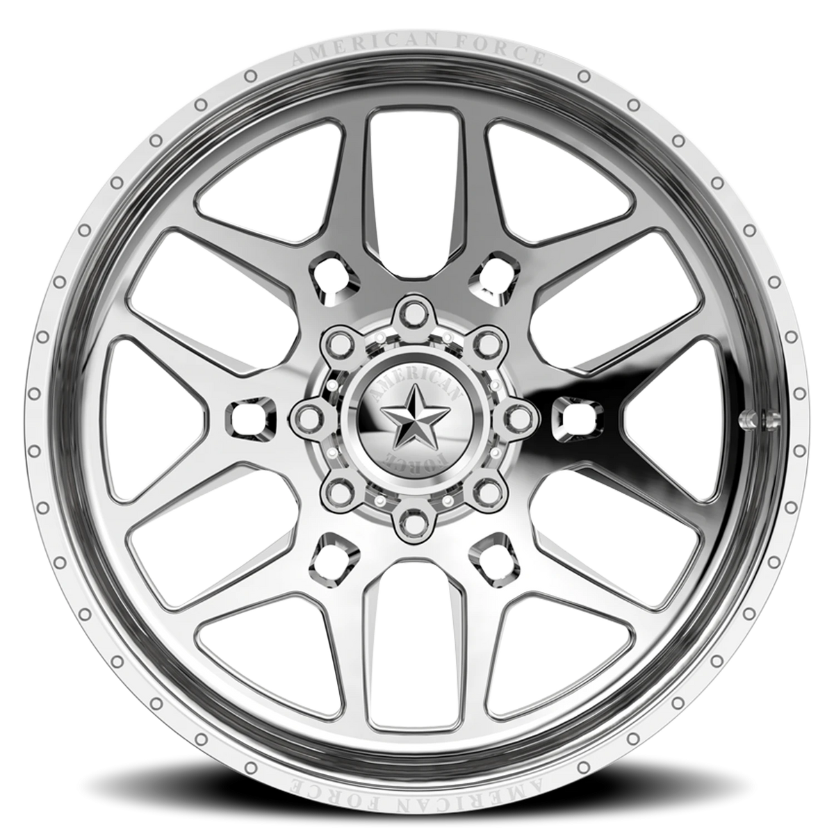 American Force CKH38 Battle CC Polished 30x16 -112 6x139.7mm 106mm - Wheelwiz